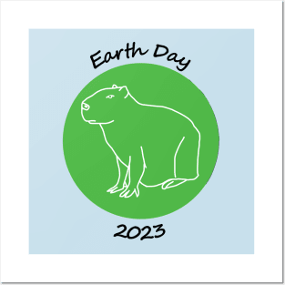 Earth Day 2023 and Capybara Posters and Art